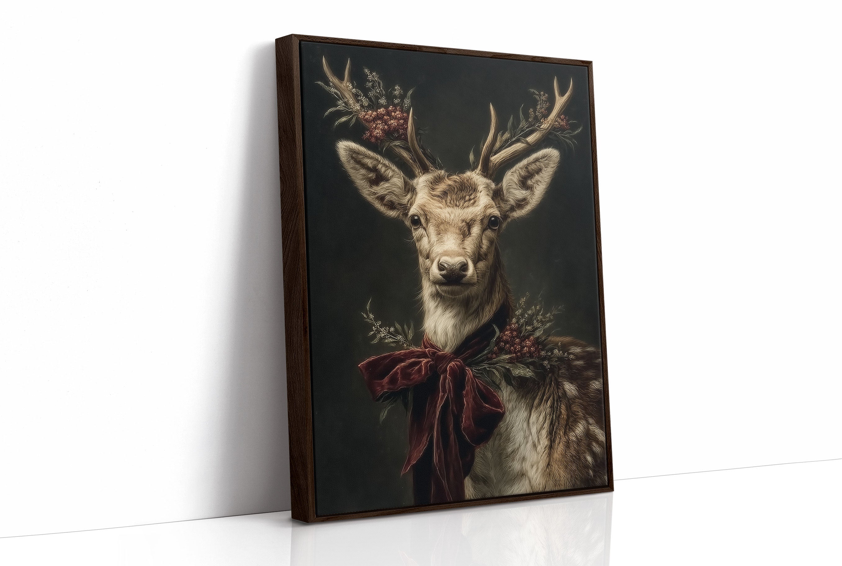 Noble Stag Brings Winter's Grace
