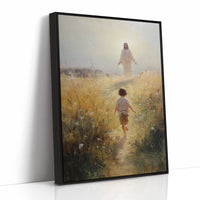Divine Encounter in Golden Fields