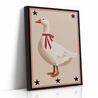The Goose With A Red Ribbon