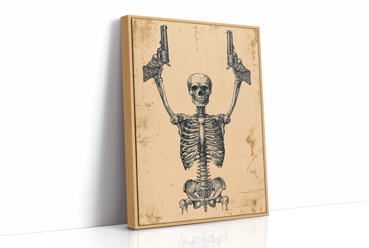 Guns Blazing: Skeleton Gunslinger