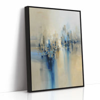 City Reflections In Blue Light