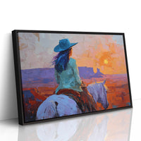 Wild Horses Chase Desert Sunsets