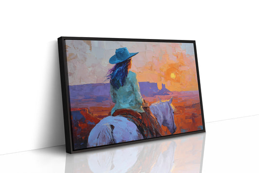 Wild Horses Chase Desert Sunsets