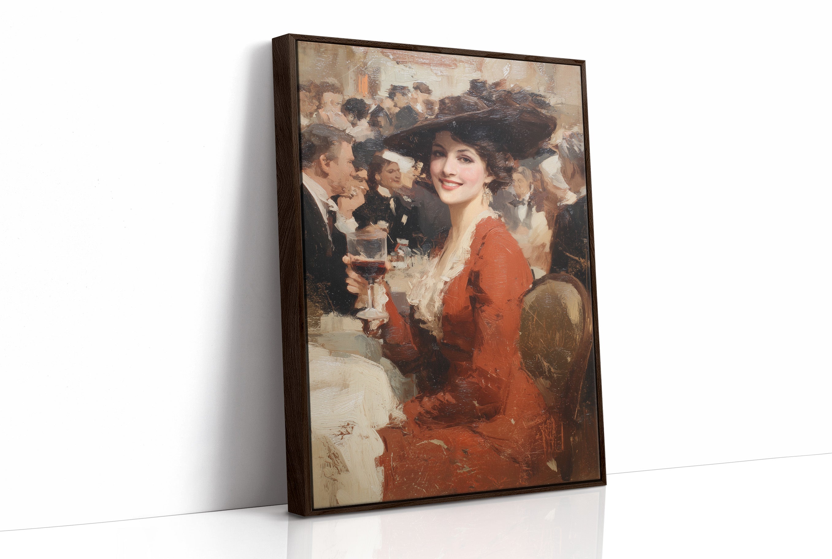 Scarlet Toast Among Society Figures