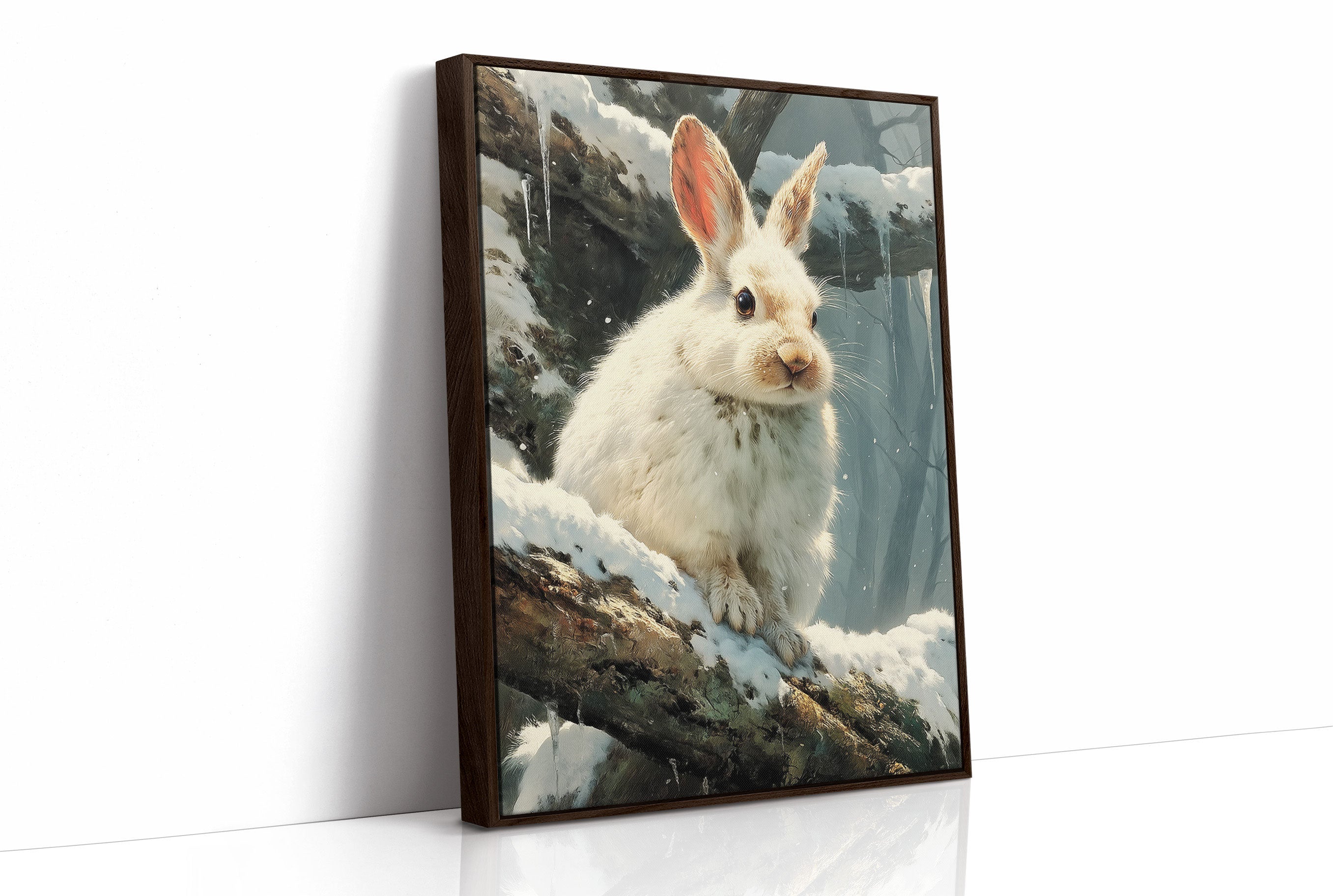 Snow Hare Brings Winter Magic