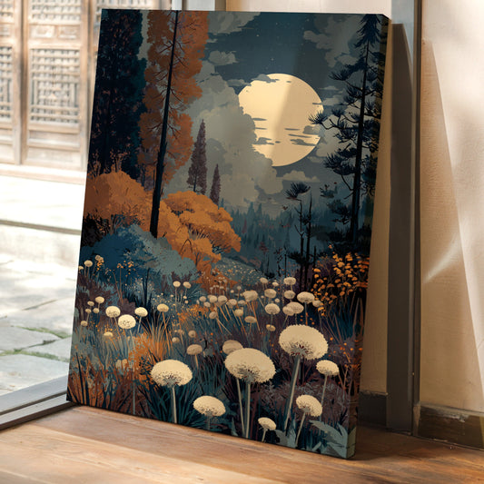 Moonlit Meadow's Gentle Embrace