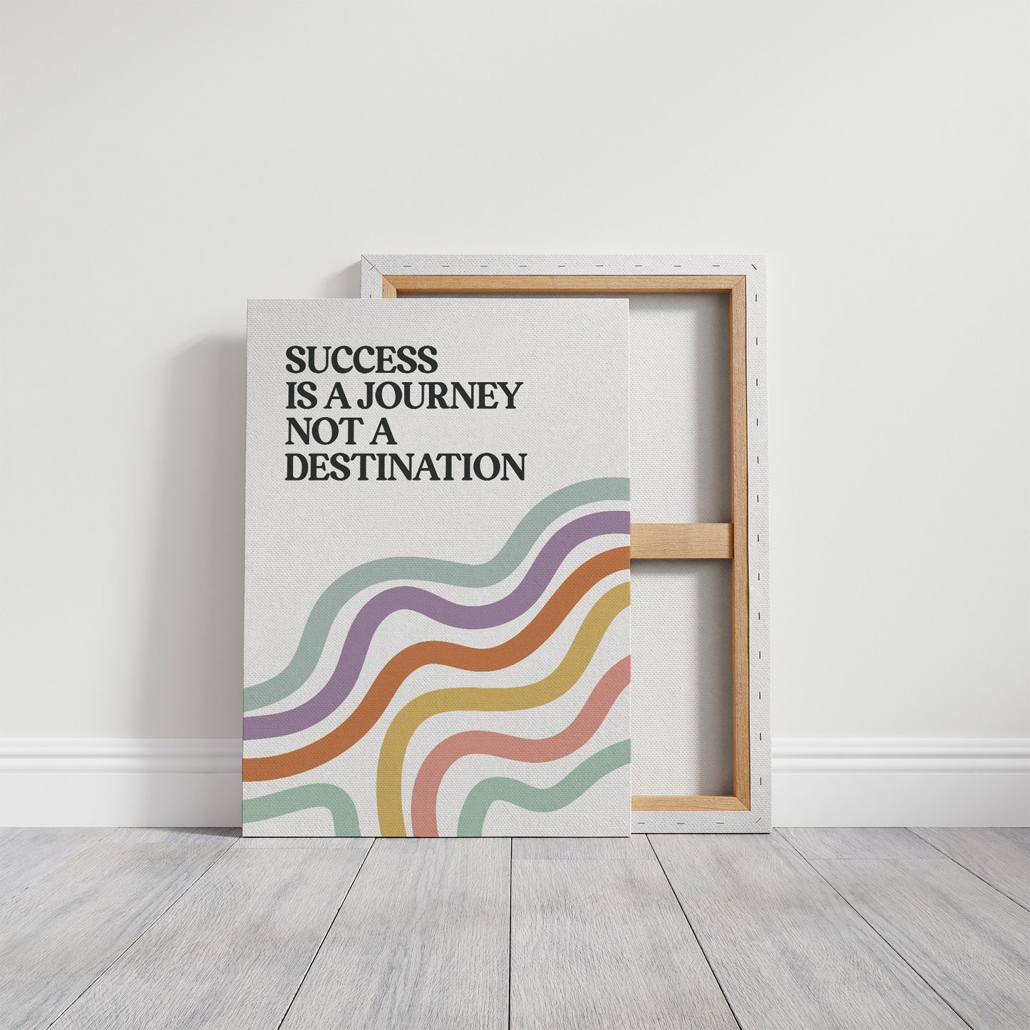 Success Is A Journey Quote Print