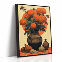 Marigolds in Clay