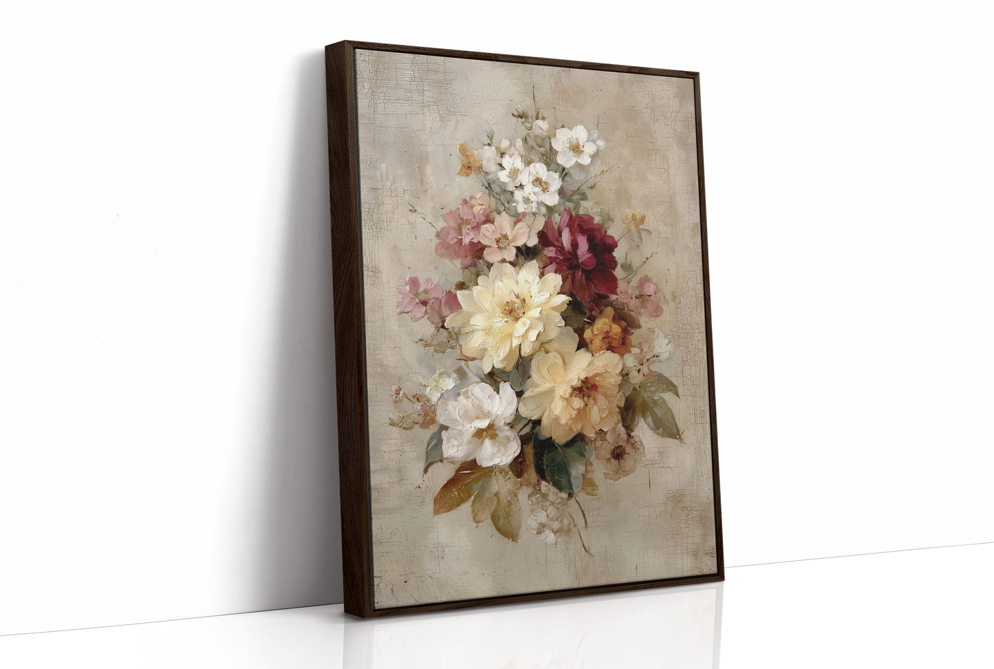 Peonies Against Midnight Walls