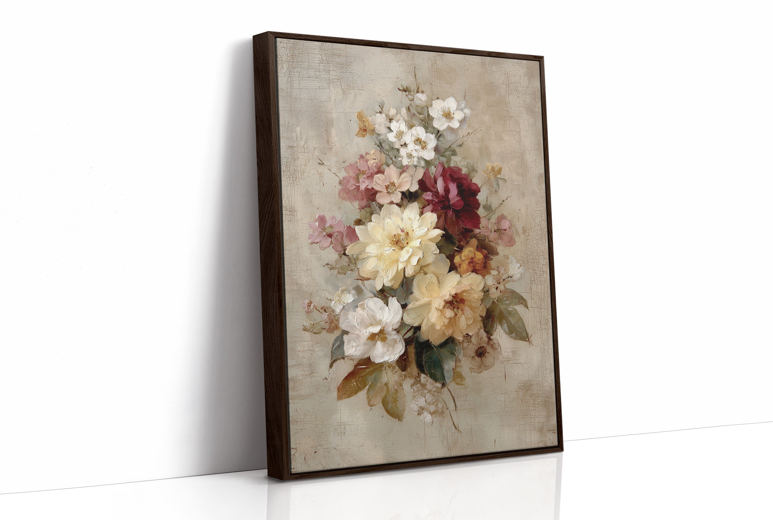 Peonies Against Midnight Walls