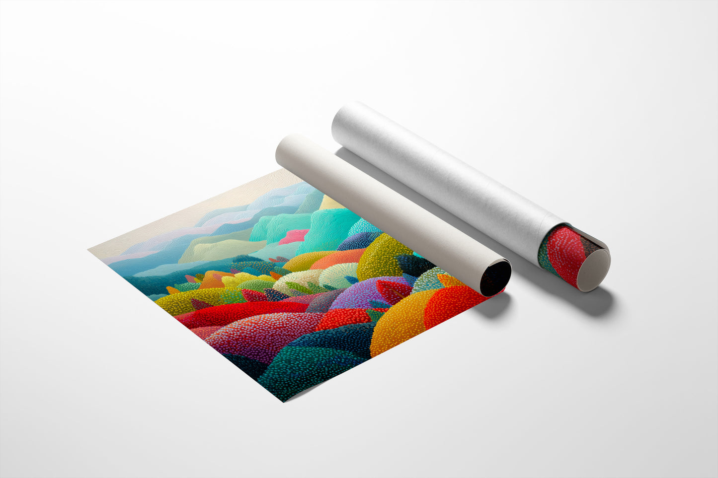 Rolling Hills Paint Summer's Rainbow Song