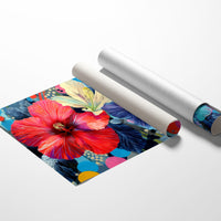 Tropical Blooms Catch Morning Light