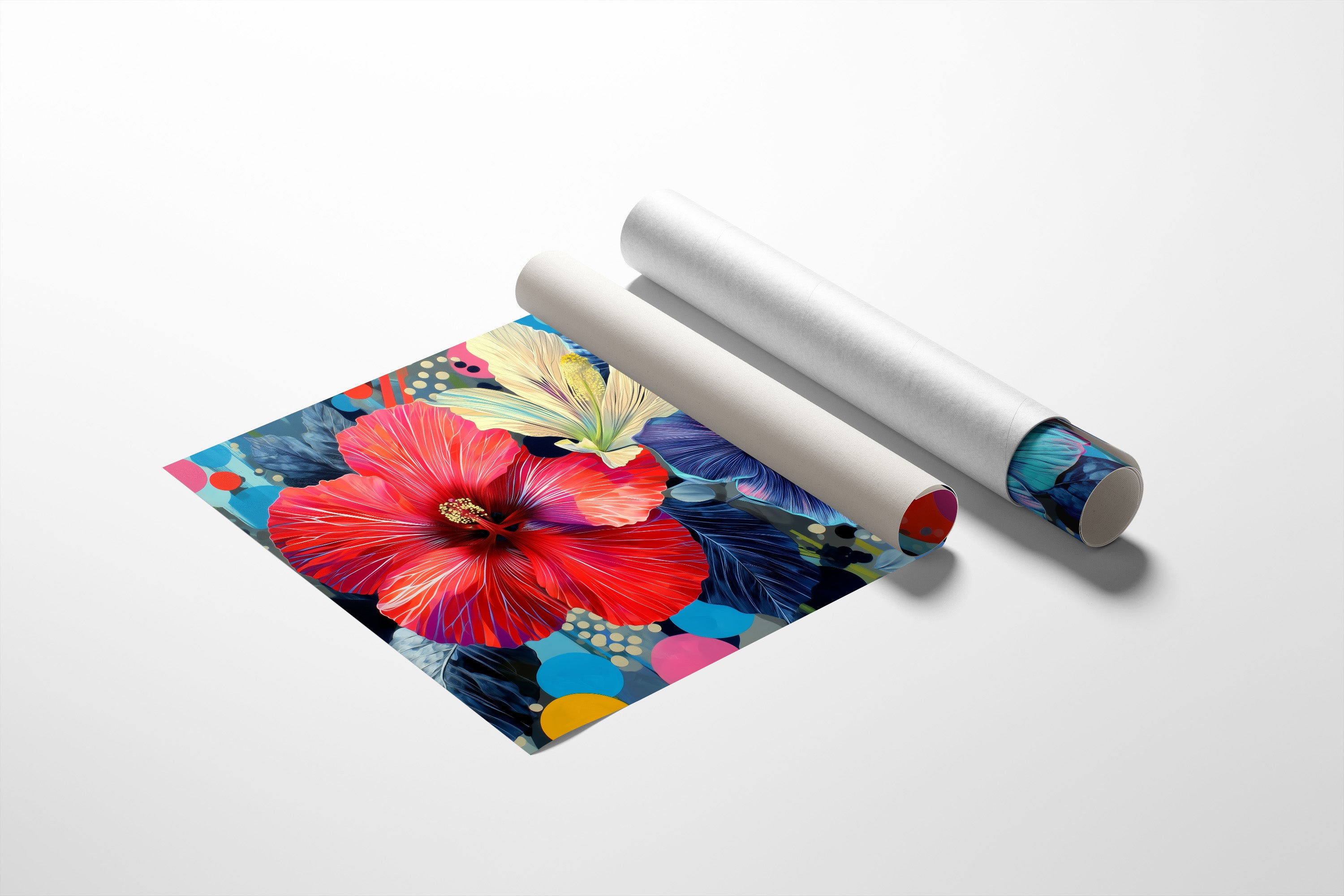 Tropical Blooms Catch Morning Light