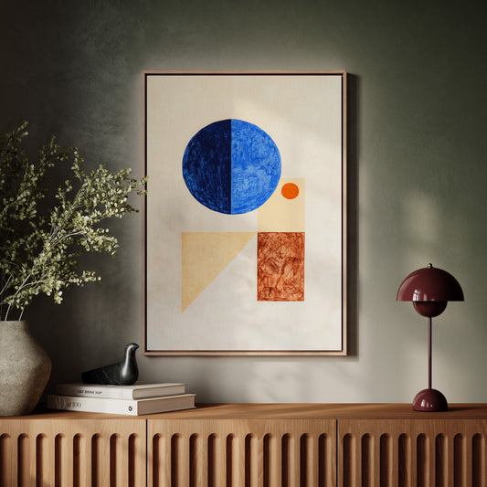 Midnight Moon Meets Desert Sun