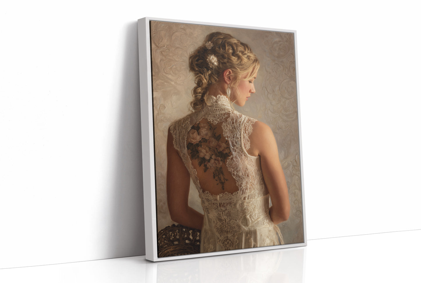 Lace And Roses Await Dusk