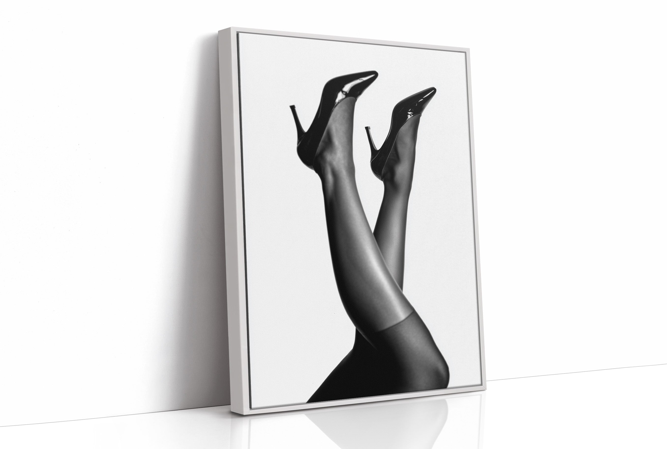 Elegant Silhouette: Stilettos in Motion