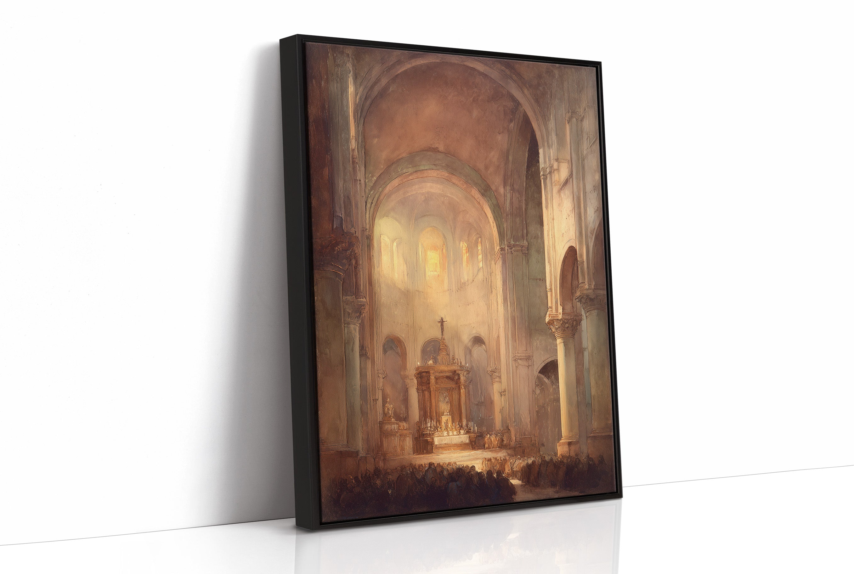 Divine Light Bathes Ancient Sanctuary