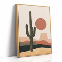Minimalist Desert Sun Print