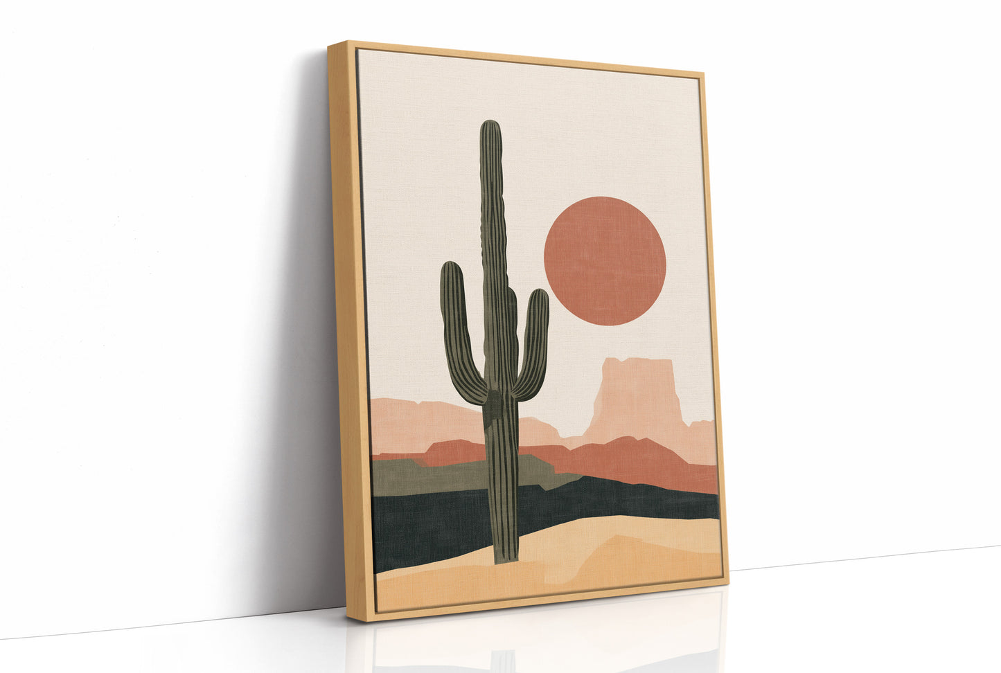 Minimalist Desert Sun Print