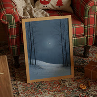 Moonlit Forest Beckons Winter Dreams