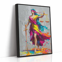 She Painted the Courthouse on Her Way In