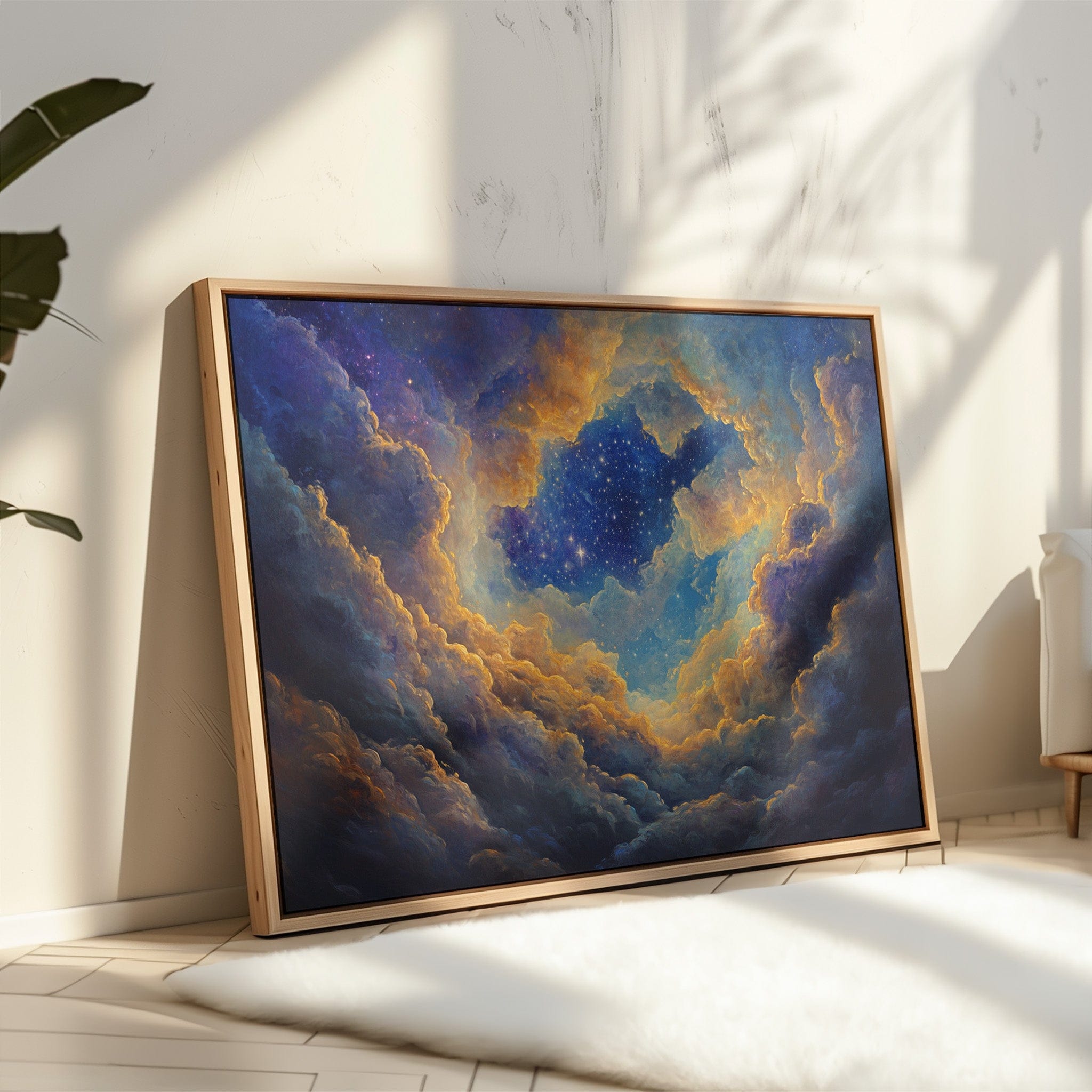 Heaven Opens Its Golden Gates