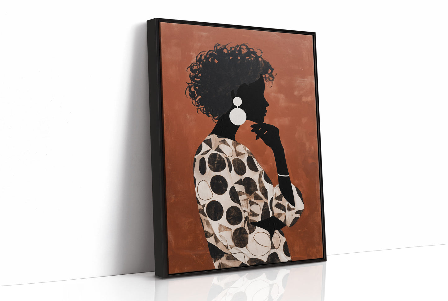 Silhouette in Burnt Sienna