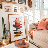 Stacked Stetsons Paint Western Stories