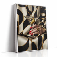 Gilded Elegance: Martini Moment