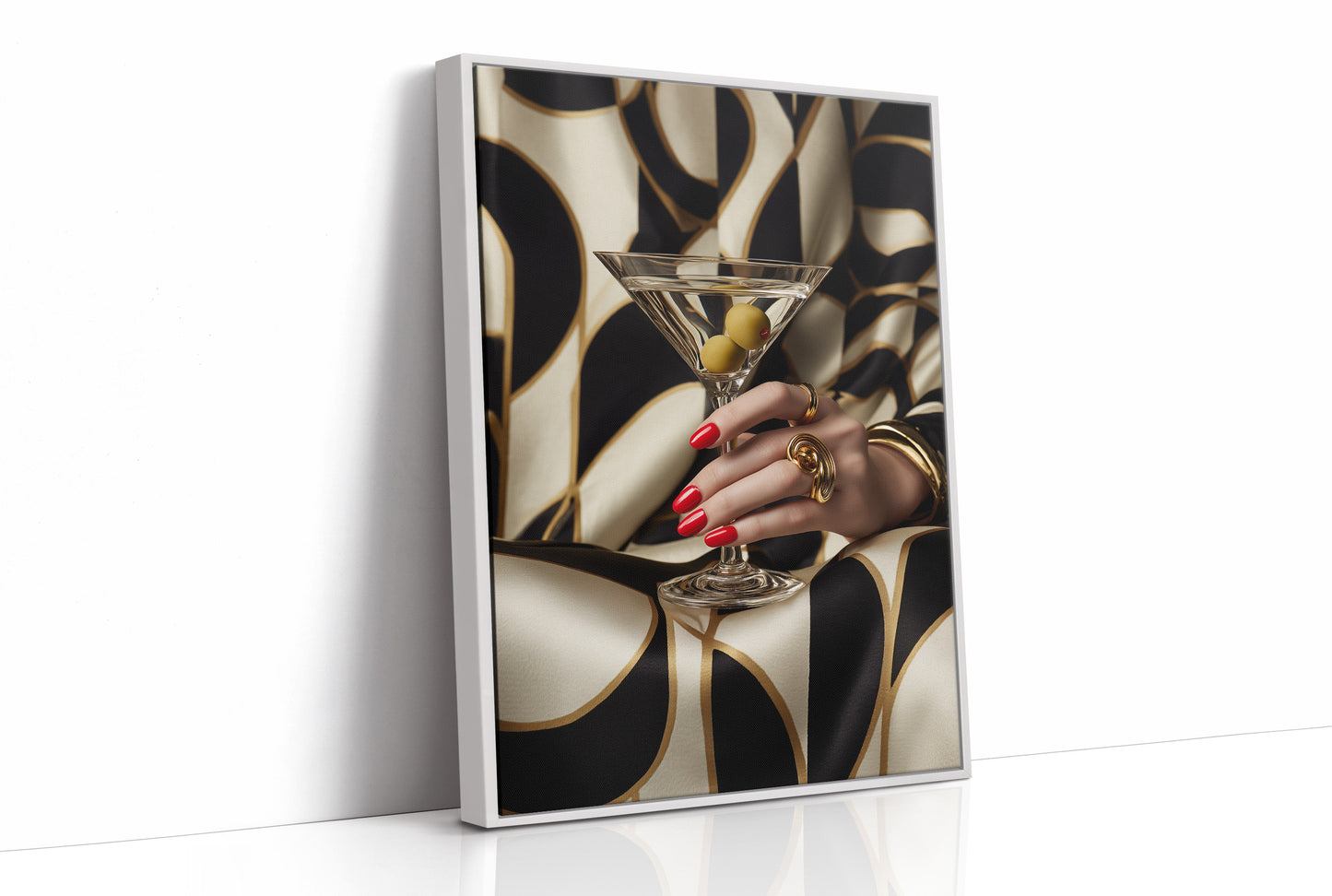 Gilded Elegance: Martini Moment