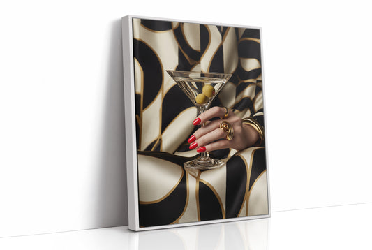 Gilded Elegance: Martini Moment