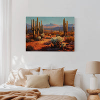 Copper Light Bathes Desert Giants