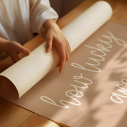 Grateful Words Paint Morning Light