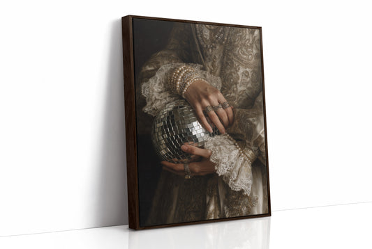 Pearls Meet Midnight's Gleaming Ball