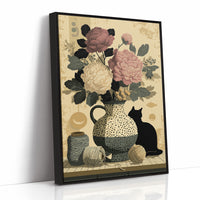 Peonies and Yarn