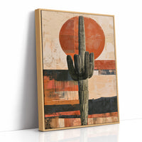 Textured Saguaro Sun Collage