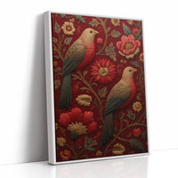 Stitched in Crimson and Gold