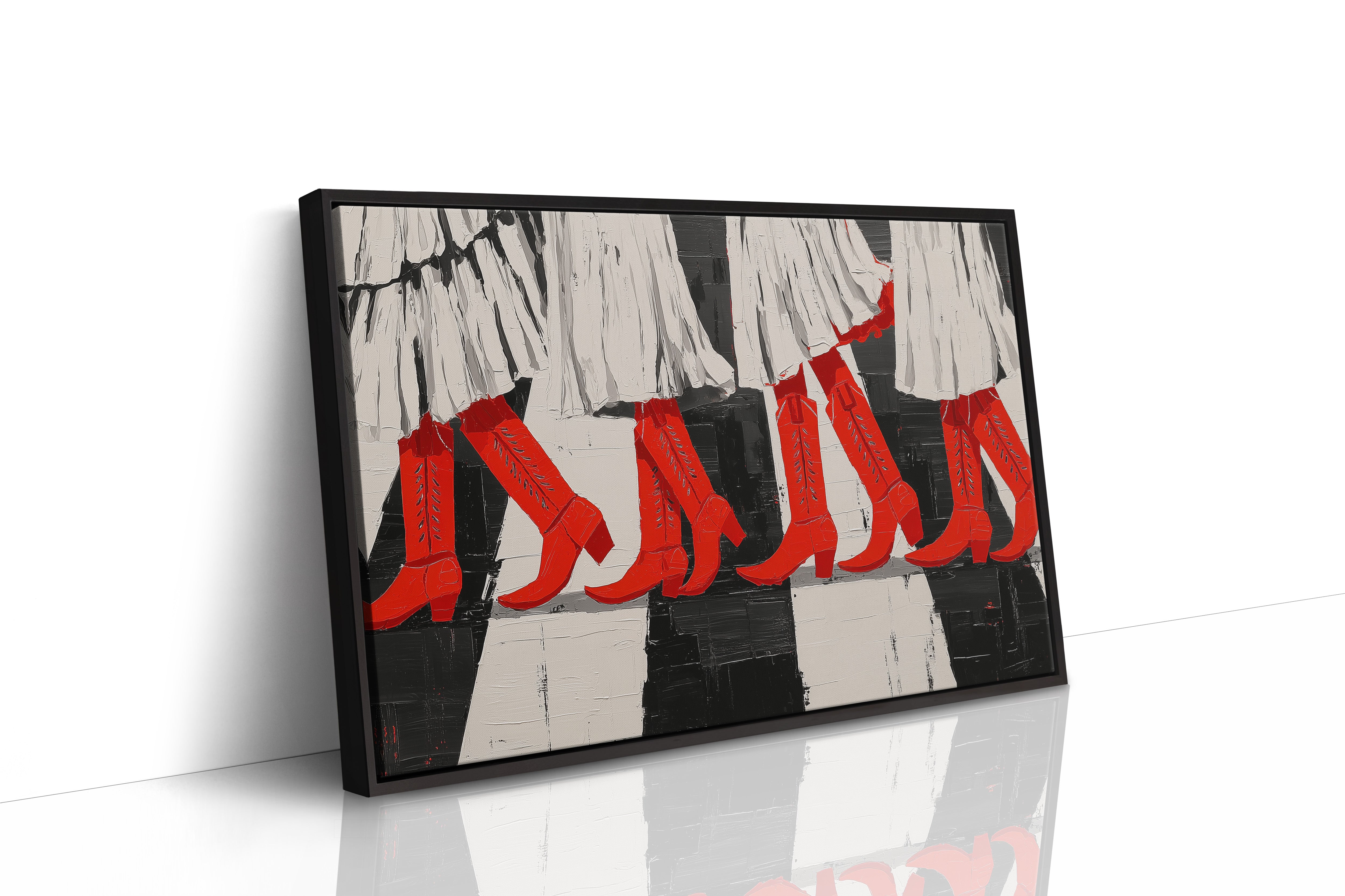 Red Boots March Into Forever