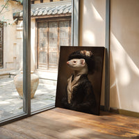 Dapper Ferret in Elegant Attire