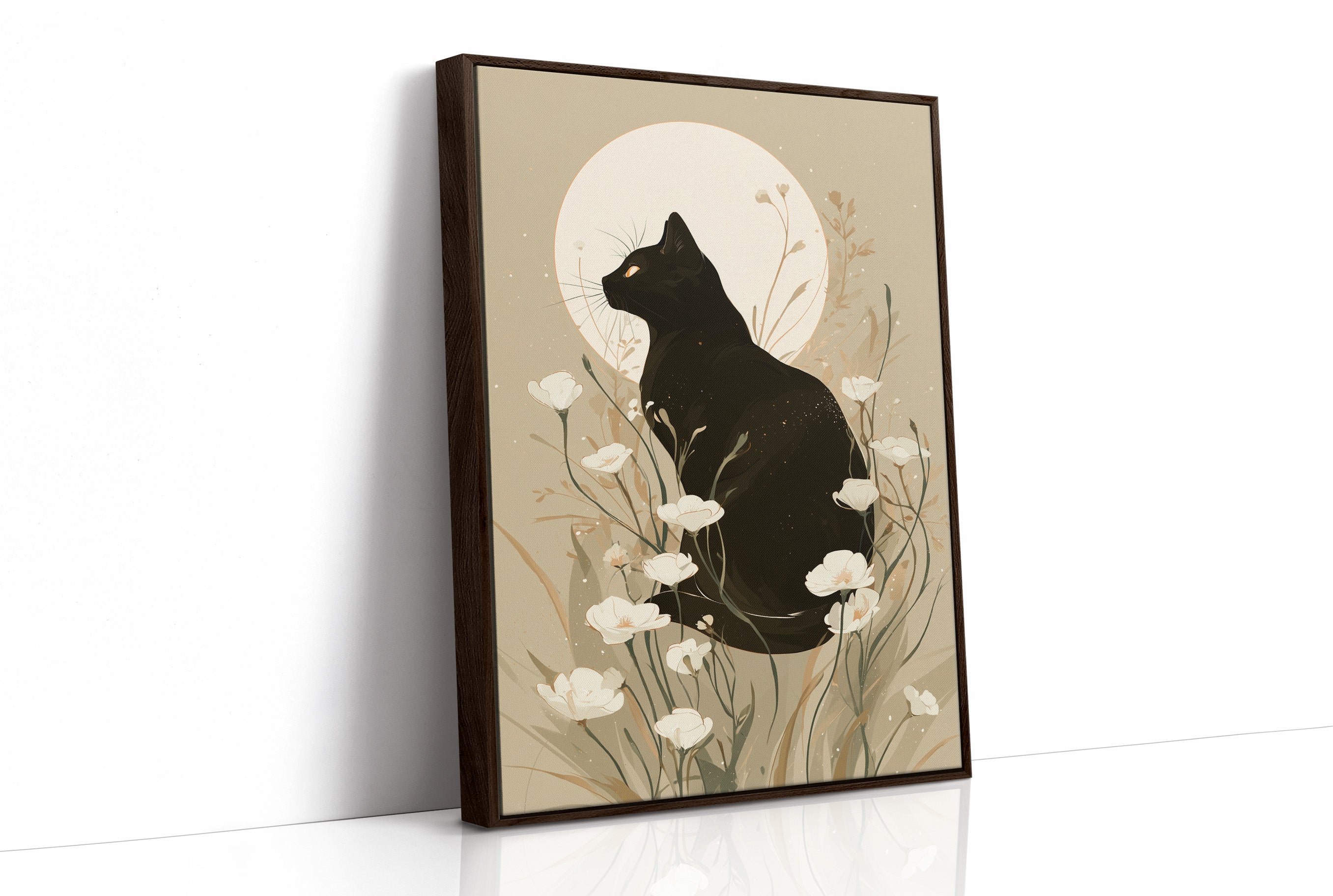 Midnight Blooms Under Moonlight