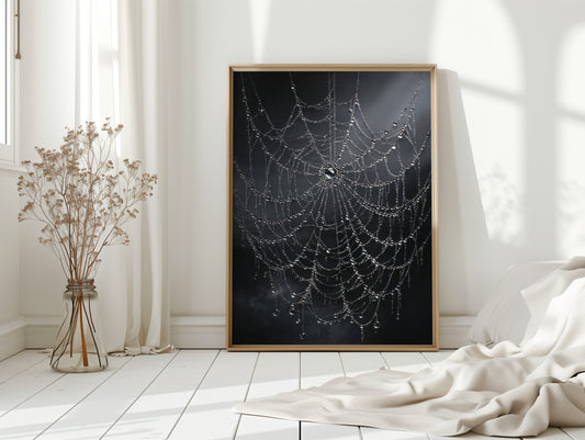 Intricate Threads of Morning Light