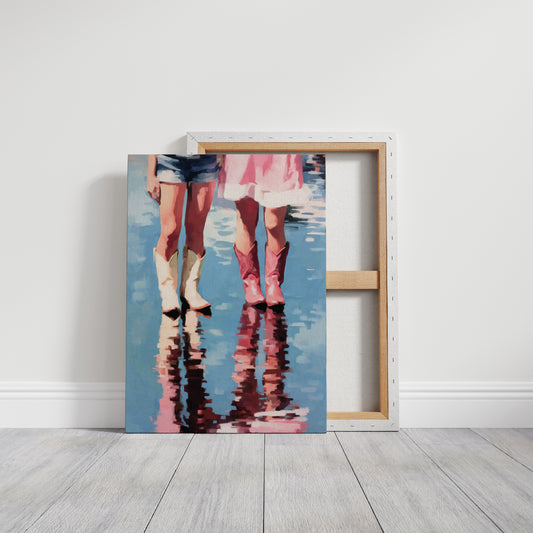 Summer Boots Ripple Blue Memories
