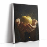 Golden Fruit In Offered Hands