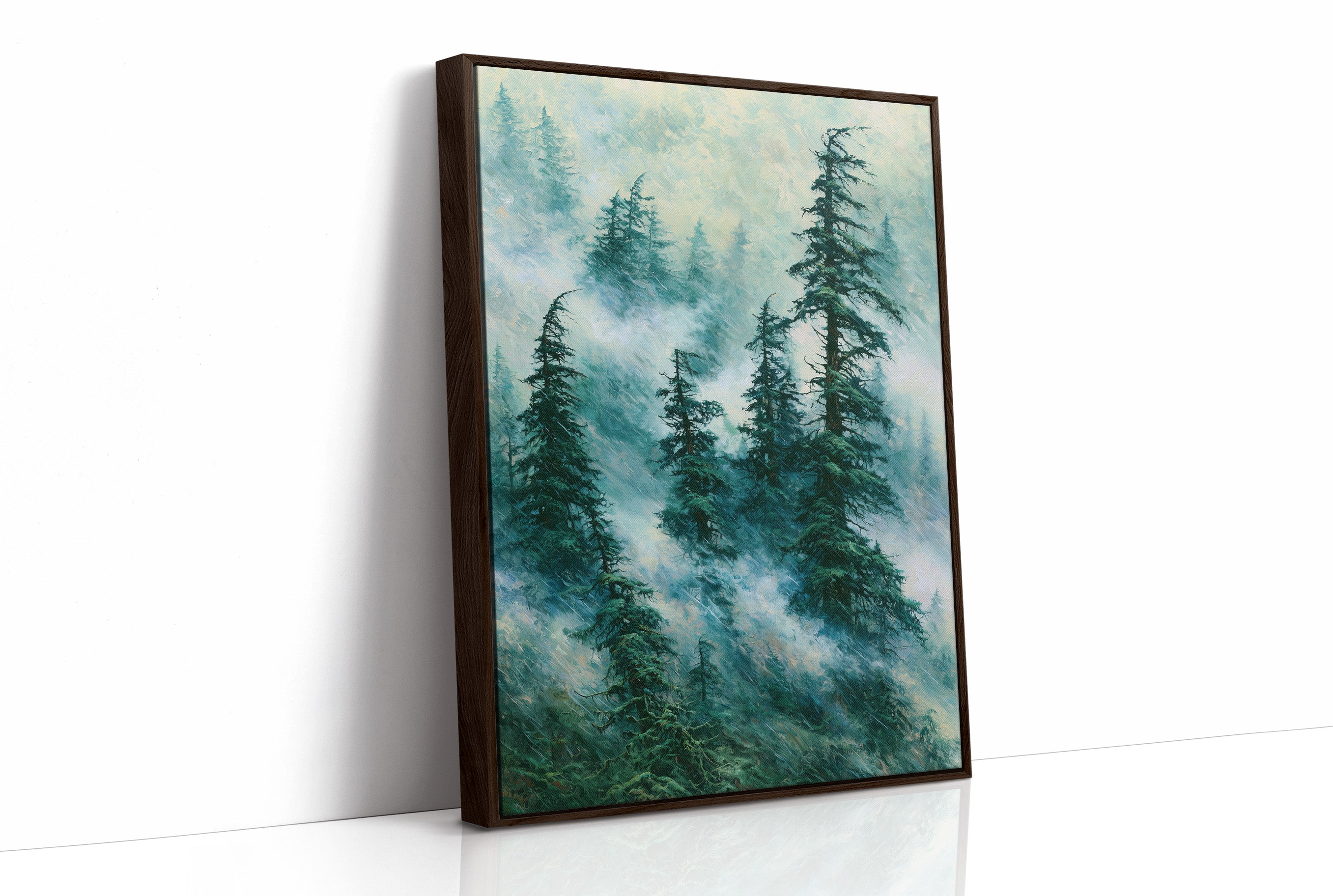 Rain Through the Evergreen Canopy