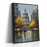 London on a Grey and Golden Evening
