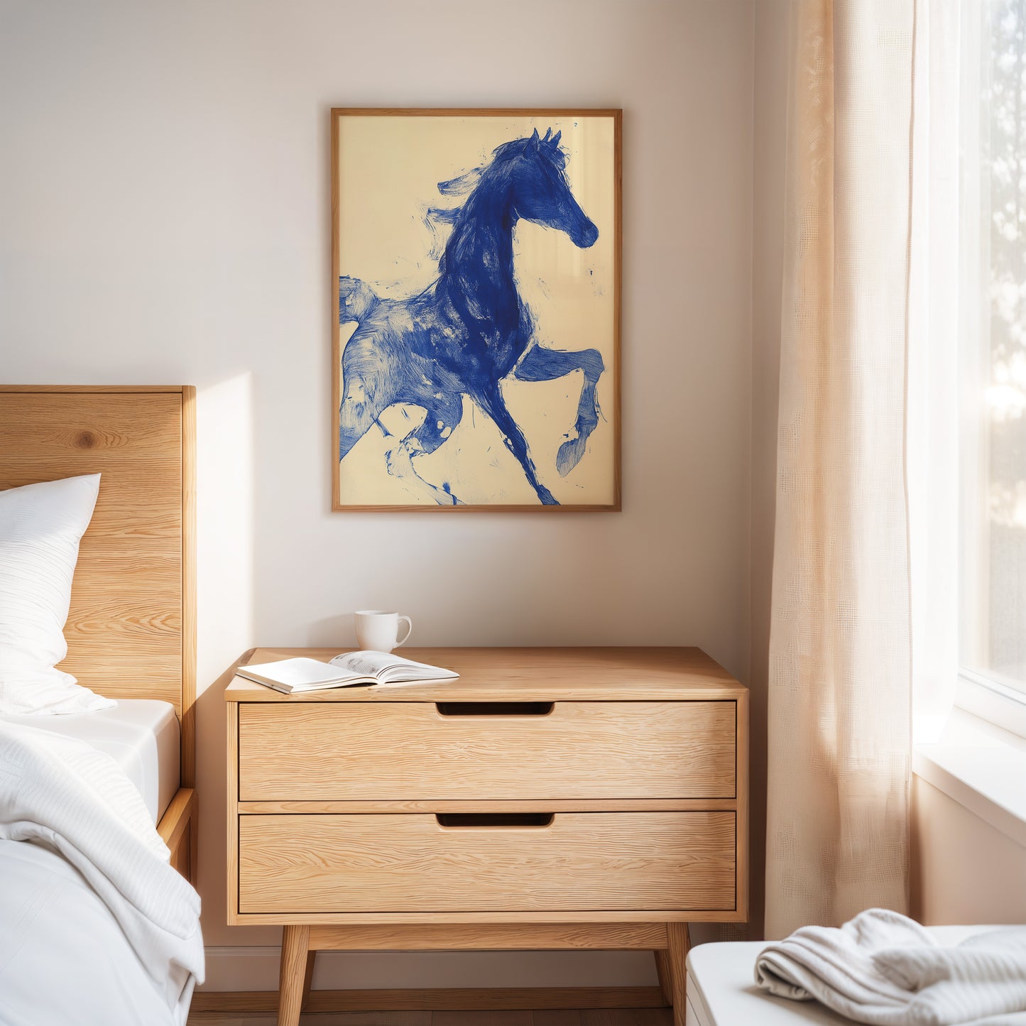 Indigo Stallion Rides The Wind