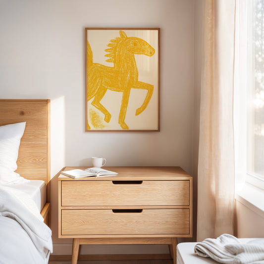 Wild Mustang In Golden Light