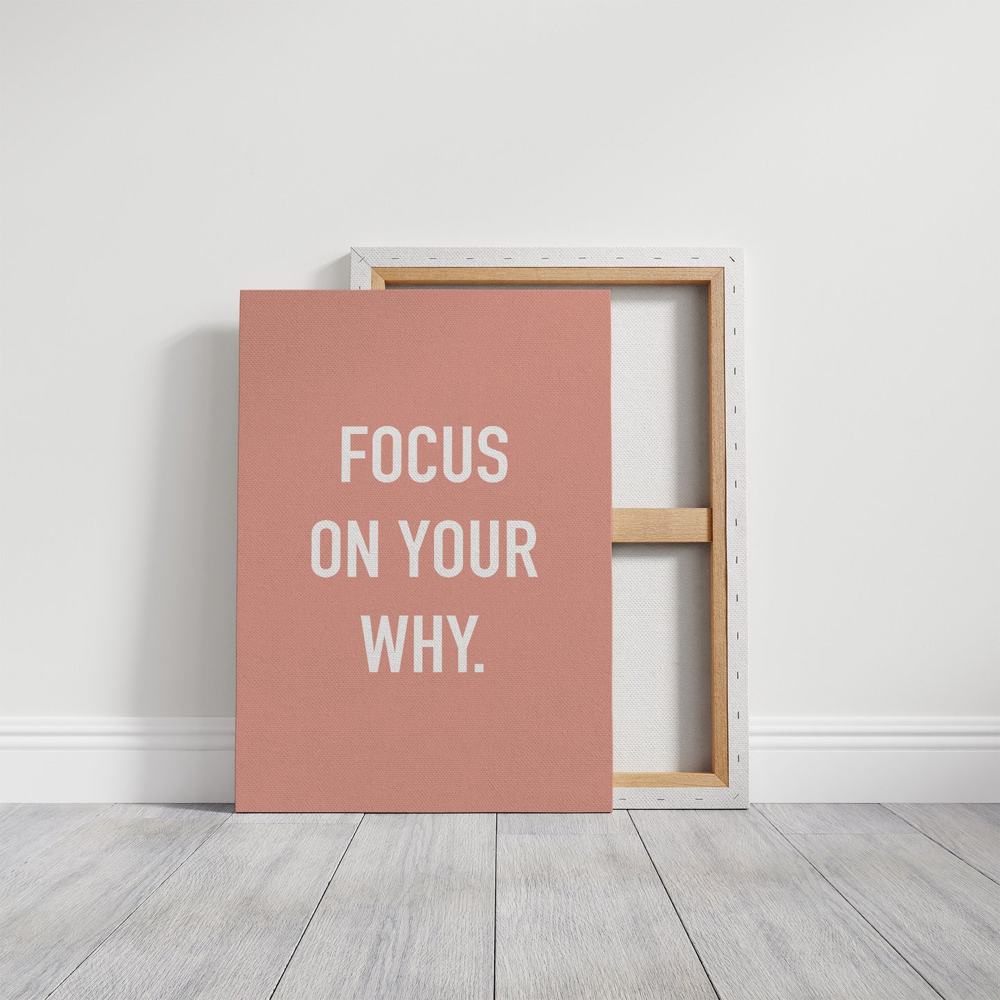 Focus On Your Why Minimalist Quote Print