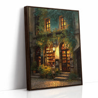 Golden Pages Behind Ivy Walls
