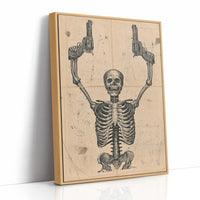 Hands Up: Engraved Skeleton Outlaw